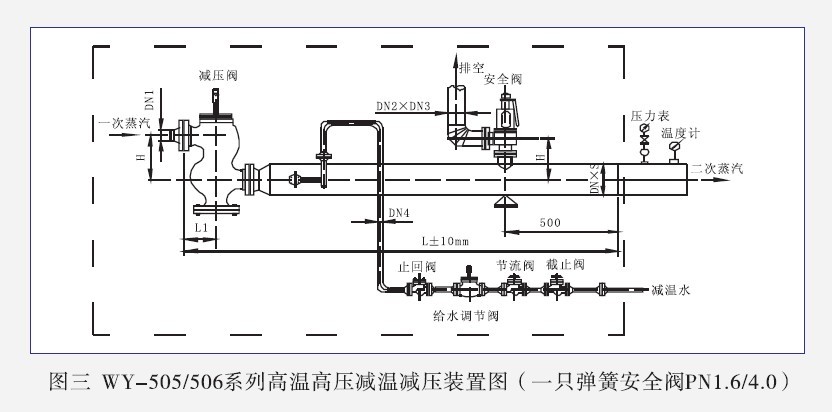 WY-505.506系列高温高压减温减压装置图